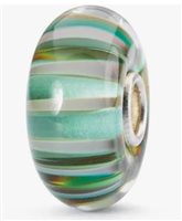 Charm Trollbeads in Verre CANNE DI BAMBU' - CANNE DI BAMBU'
